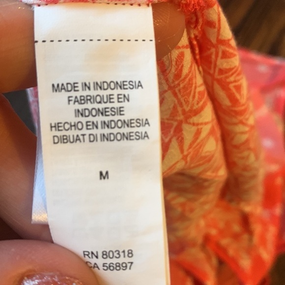 Lucky Brand Coral Halter Design Tank Top - Picture 7 of 8